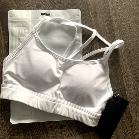 Alphalete Tri Bra- White - Picture 2 of 3